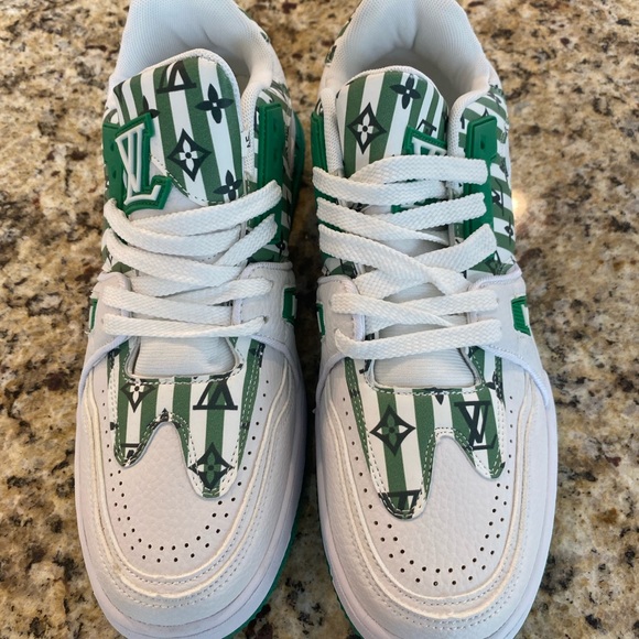 Brand New Louis Vuitton Trainers. Purchased on Poshmark 
Size 12. No Box - Picture 1 of 9